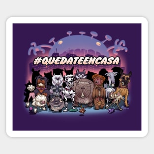 QUEDATE EN CASA Sticker